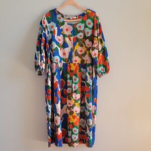 Variety Hour Lotta Smock Dress in Tulip - XL
